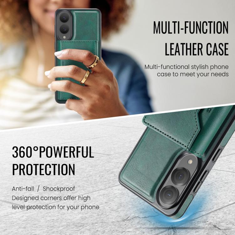 For Samsung Galaxy S25 Edge 5G MAGKING K2 Series MagSafe RFID Card Bag Detachable Phone Case