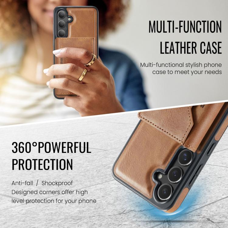 For Samsung Galaxy S25 FE 5G MAGKING K2 Series MagSafe RFID Card Bag Detachable Phone Case