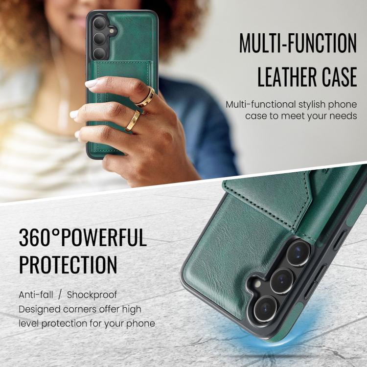 For Samsung Galaxy S25 FE 5G MAGKING K2 Series MagSafe RFID Card Bag Detachable Phone Case