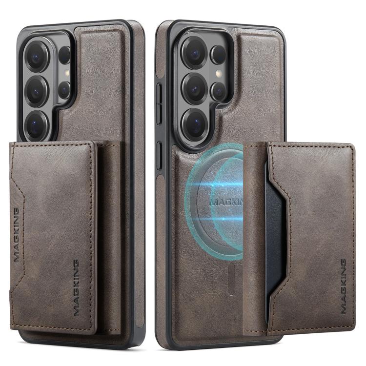 For Samsung Galaxy S26 Ultra 5G MAGKING K2 Series MagSafe RFID Card Bag Detachable Phone Case