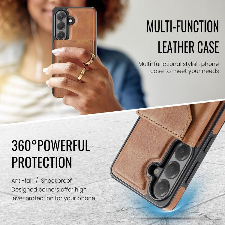For Samsung Galaxy S26 5G MAGKING K2 Series MagSafe RFID Card Bag Detachable Phone Case