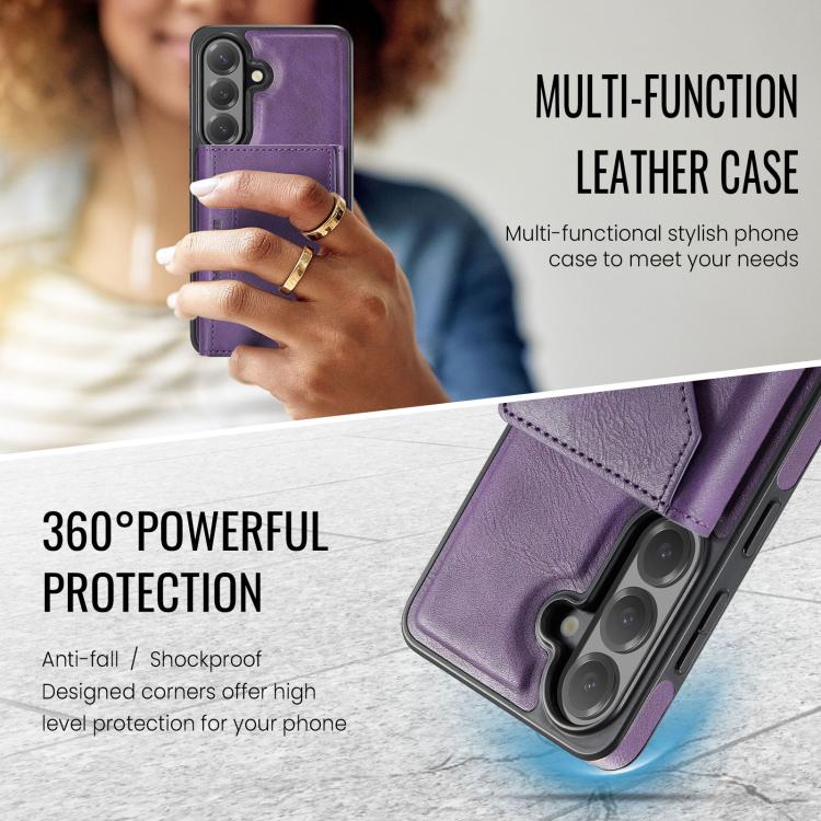 For Samsung Galaxy S26 5G MAGKING K2 Series MagSafe RFID Card Bag Detachable Phone Case