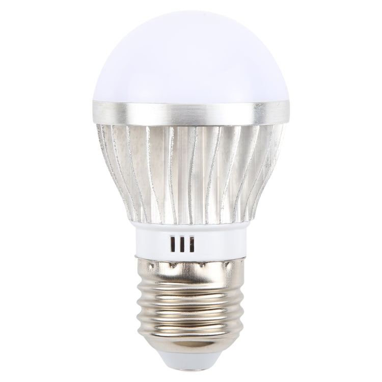 E27 3W 300 Lumens LED Ball Steep Light Bulb, Voltage:DC 5V
