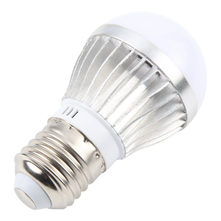 E27 3W 300 Lumens LED Ball Steep Light Bulb, Voltage:DC 5V