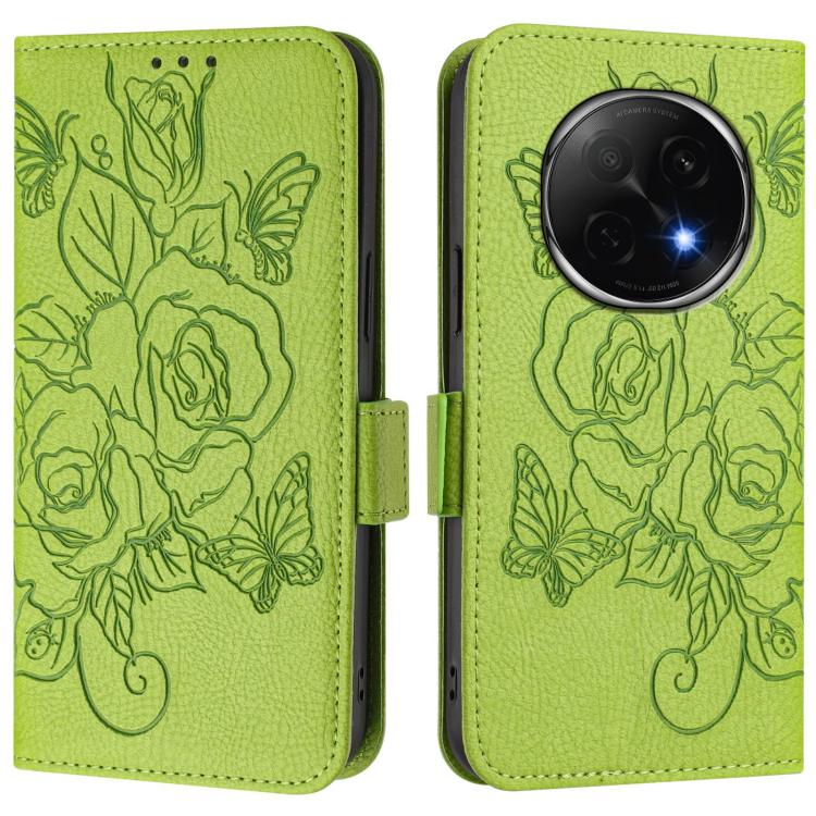 For OPPO A5 Pro China Embossed Rose RFID Anti-theft Leather Phone Case