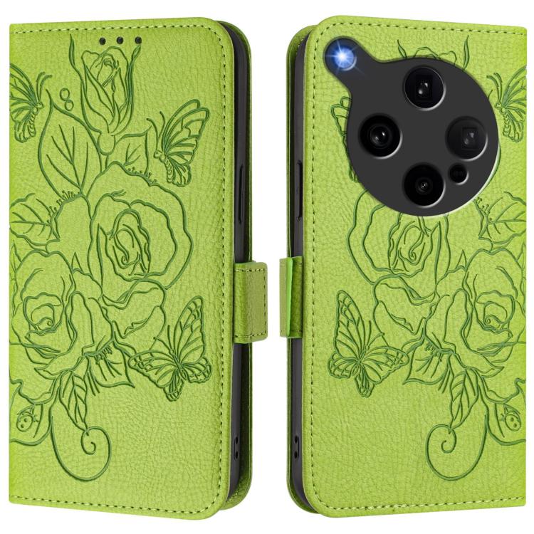 For OPPO Find X8 Ultra 5G Embossed Rose RFID Anti-theft Leather Phone Case