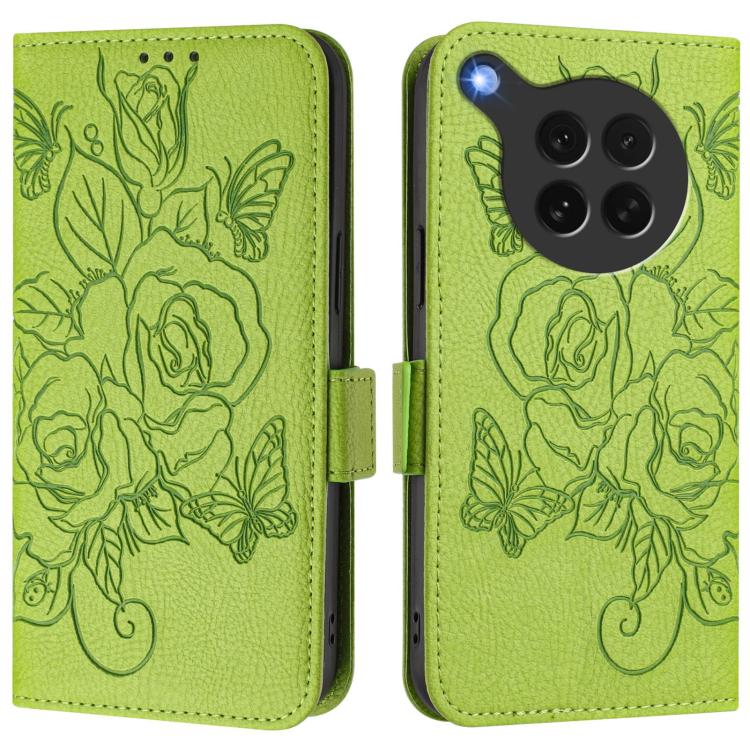 For OPPO Find X8s 5G Embossed Rose RFID Anti-theft Leather Phone Case
