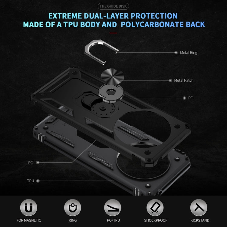 For Redmi 14C 4G Shockproof TPU + PC Phone Case with Holder