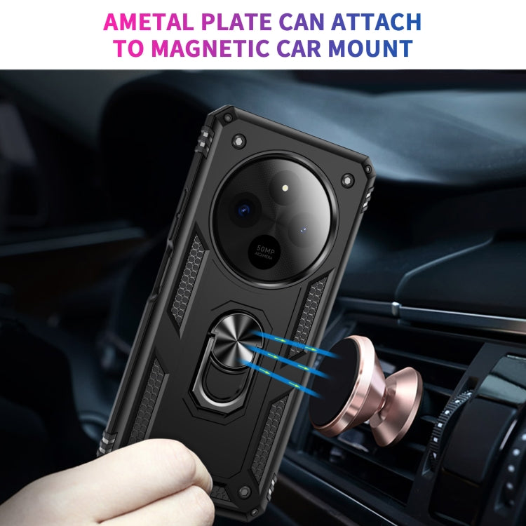 For Redmi 14C 4G Shockproof TPU + PC Phone Case with Holder