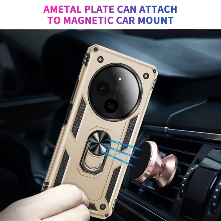 For Redmi 14C 4G Shockproof TPU + PC Phone Case with Holder