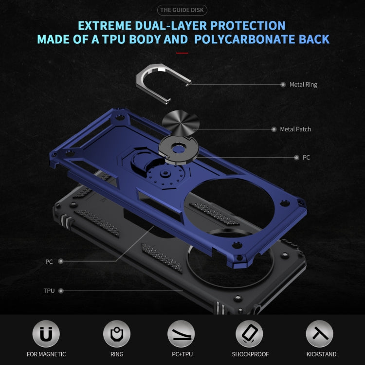 For Redmi 14C 4G Shockproof TPU + PC Phone Case with Holder