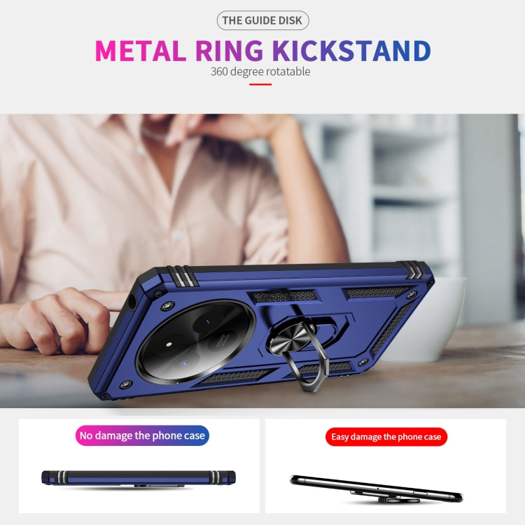 For Redmi 14C 4G Shockproof TPU + PC Phone Case with Holder