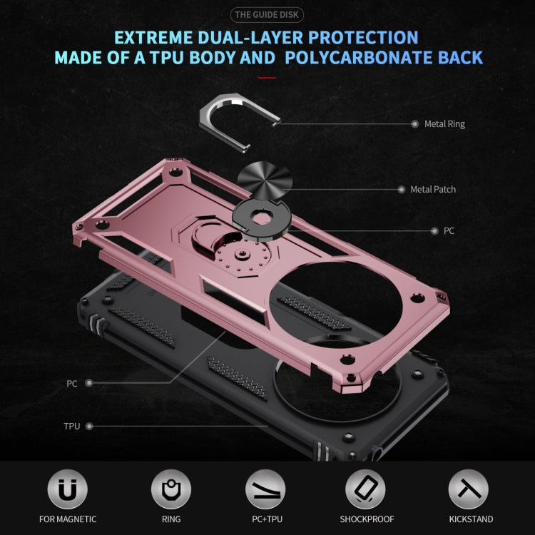 For Redmi 14C 4G Shockproof TPU + PC Phone Case with Holder