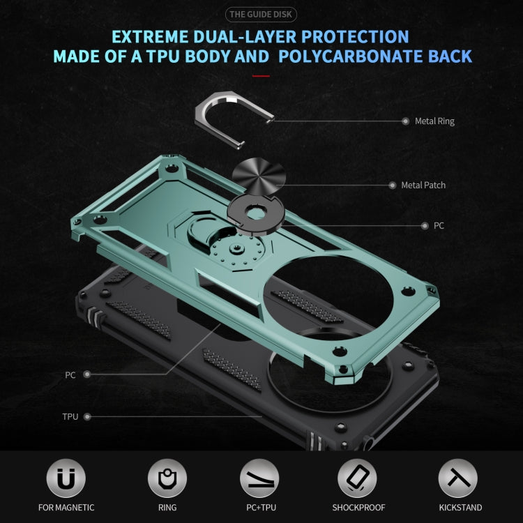 For Redmi 14C 4G Shockproof TPU + PC Phone Case with Holder