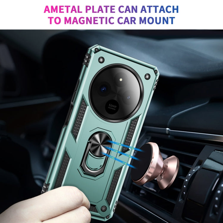 For Redmi 14C 4G Shockproof TPU + PC Phone Case with Holder