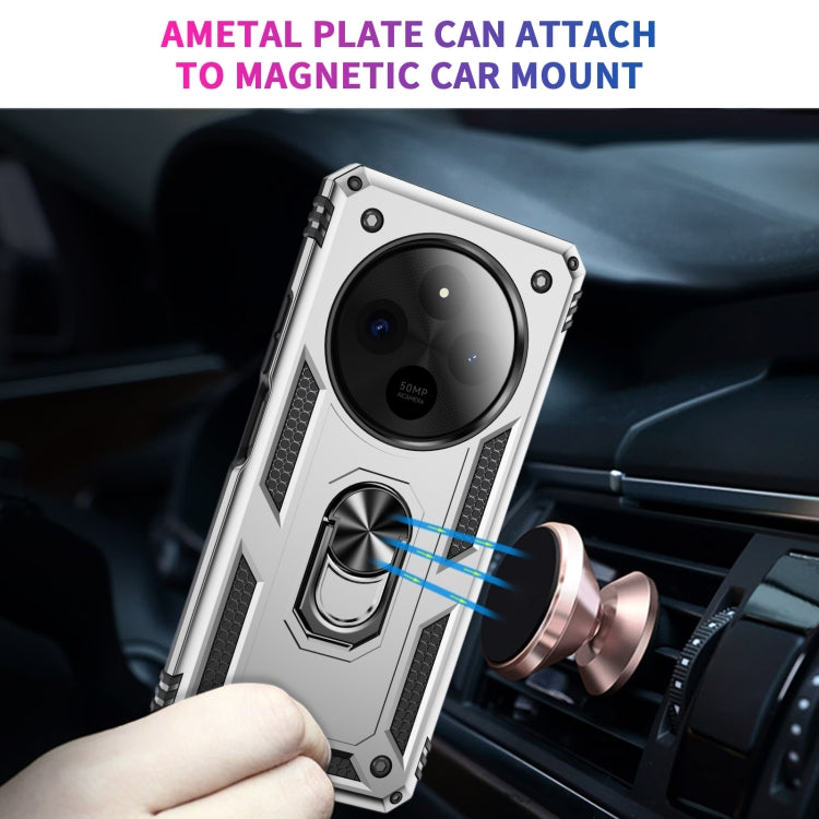 For Redmi 14C 4G Shockproof TPU + PC Phone Case with Holder