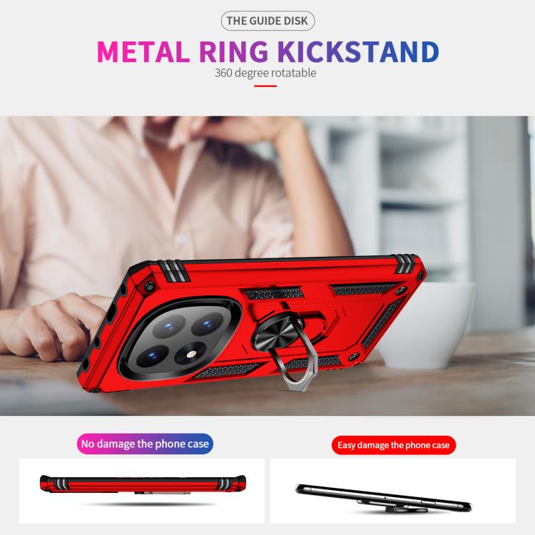For Redmi Note 14 Pro+ 5G Shockproof TPU + PC Phone Case with Holder