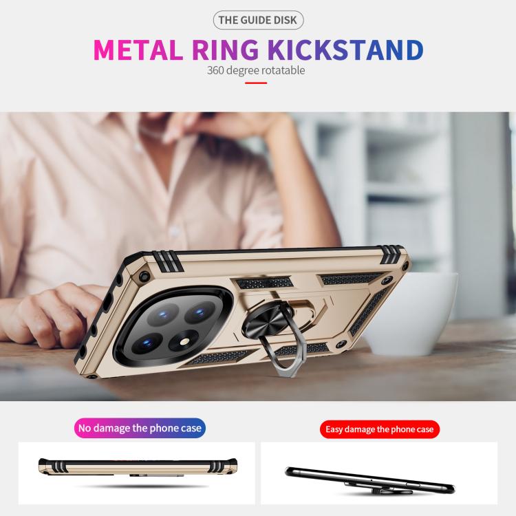 For Redmi Note 14 Pro+ 5G Shockproof TPU + PC Phone Case with Holder