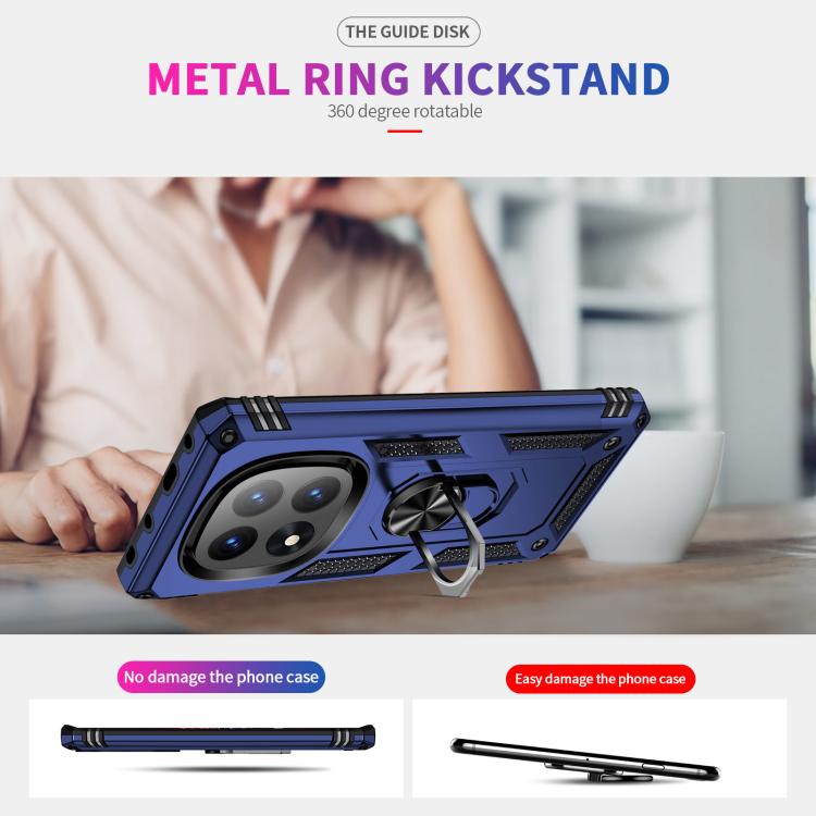 For Redmi Note 14 Pro+ 5G Shockproof TPU + PC Phone Case with Holder