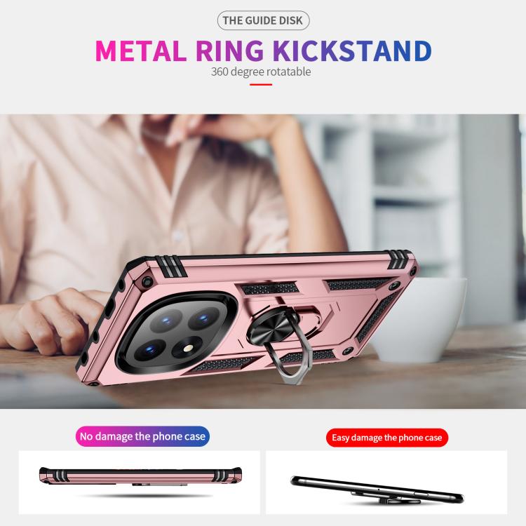 For Redmi Note 14 Pro+ 5G Shockproof TPU + PC Phone Case with Holder