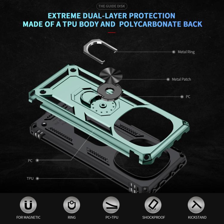 For Redmi Note 14 Pro+ 5G Shockproof TPU + PC Phone Case with Holder