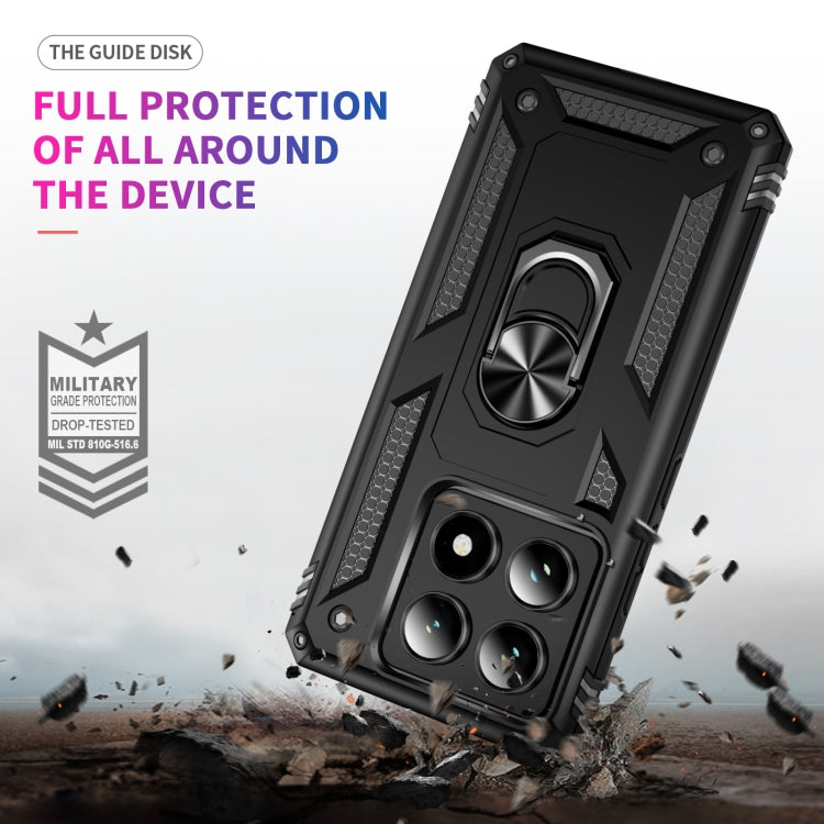 For Xiaomi 14T Pro Shockproof TPU + PC Phone Case with Holder