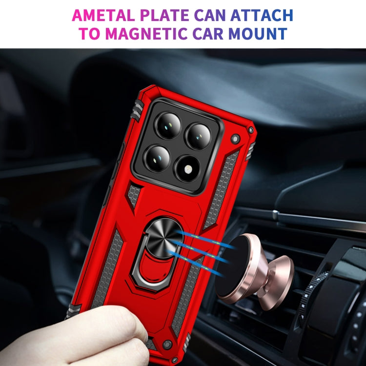 For Xiaomi 14T Pro Shockproof TPU + PC Phone Case with Holder