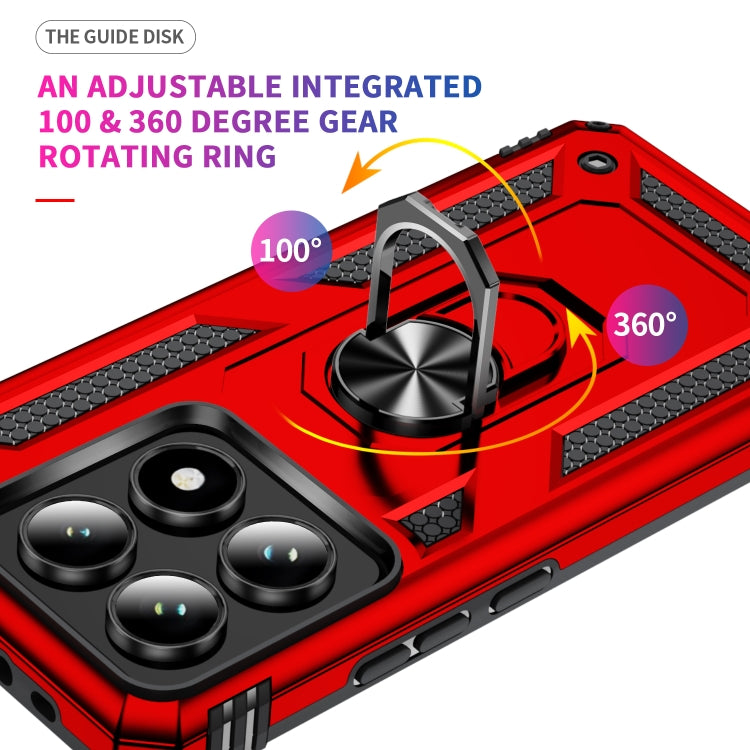 For Xiaomi 14T Pro Shockproof TPU + PC Phone Case with Holder