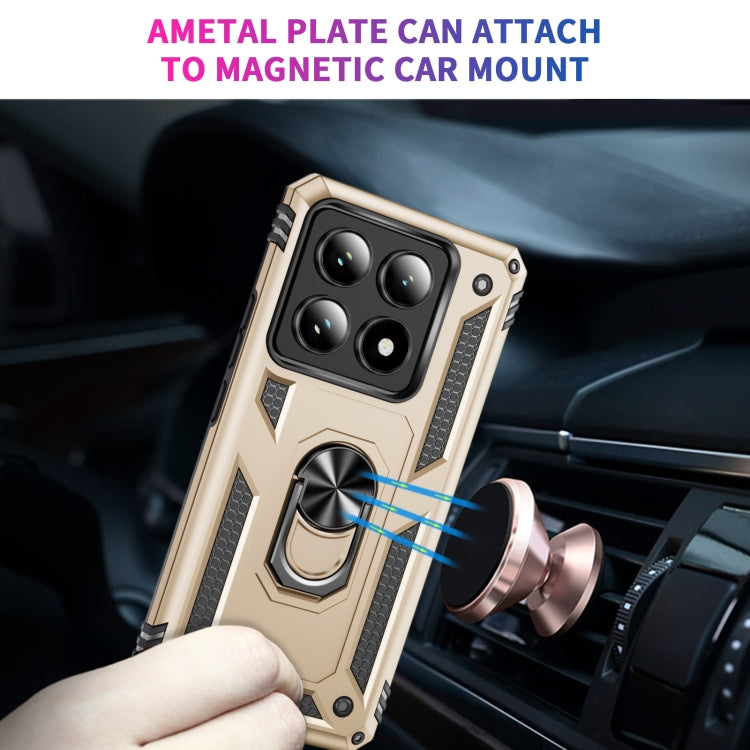 For Xiaomi 14T Pro Shockproof TPU + PC Phone Case with Holder