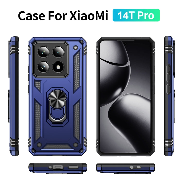 For Xiaomi 14T Pro Shockproof TPU + PC Phone Case with Holder