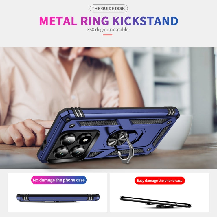 For Xiaomi 14T Pro Shockproof TPU + PC Phone Case with Holder
