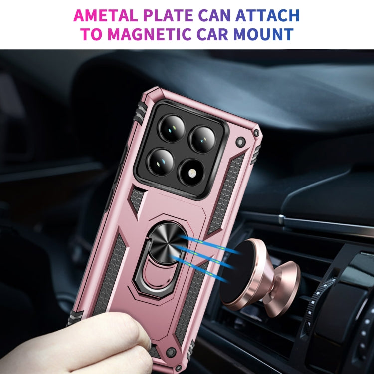 For Xiaomi 14T Pro Shockproof TPU + PC Phone Case with Holder