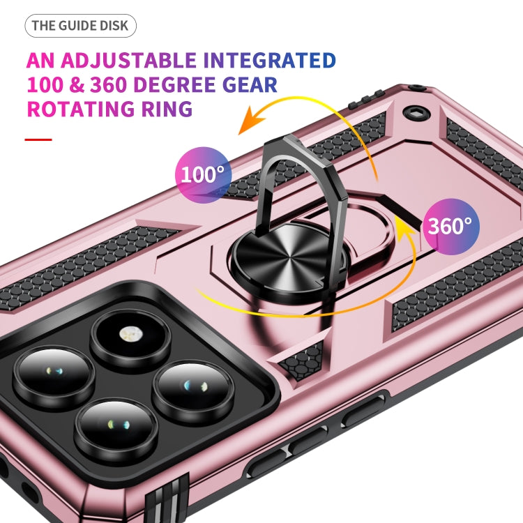 For Xiaomi 14T Pro Shockproof TPU + PC Phone Case with Holder