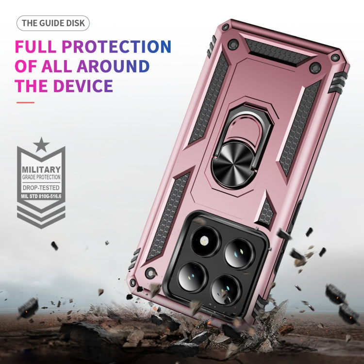For Xiaomi 14T Pro Shockproof TPU + PC Phone Case with Holder