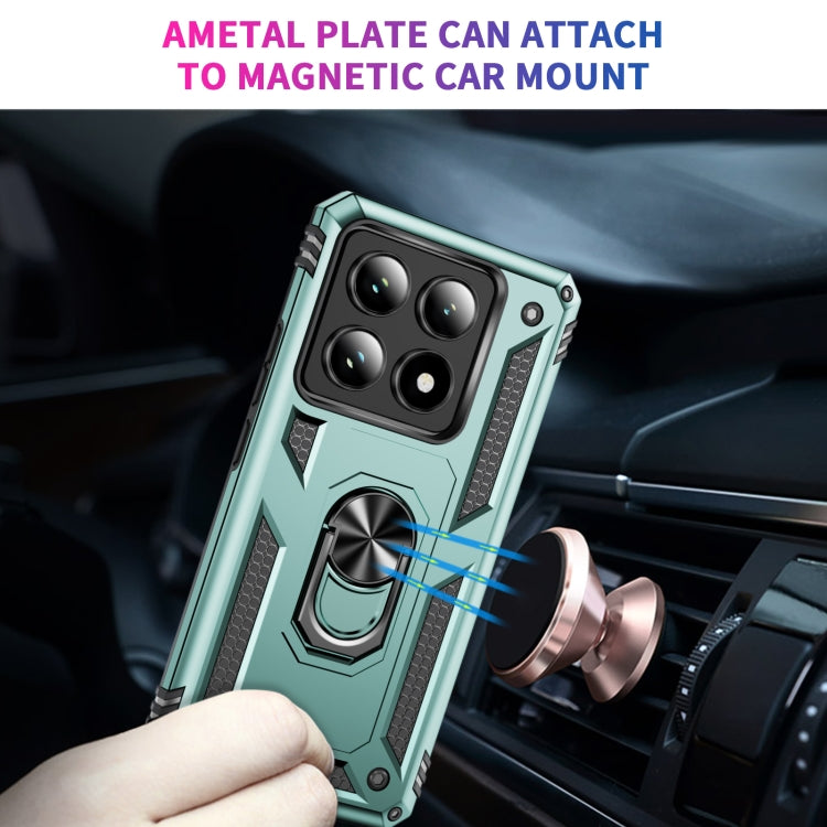 For Xiaomi 14T Pro Shockproof TPU + PC Phone Case with Holder