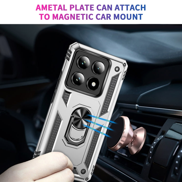 For Xiaomi 14T Pro Shockproof TPU + PC Phone Case with Holder