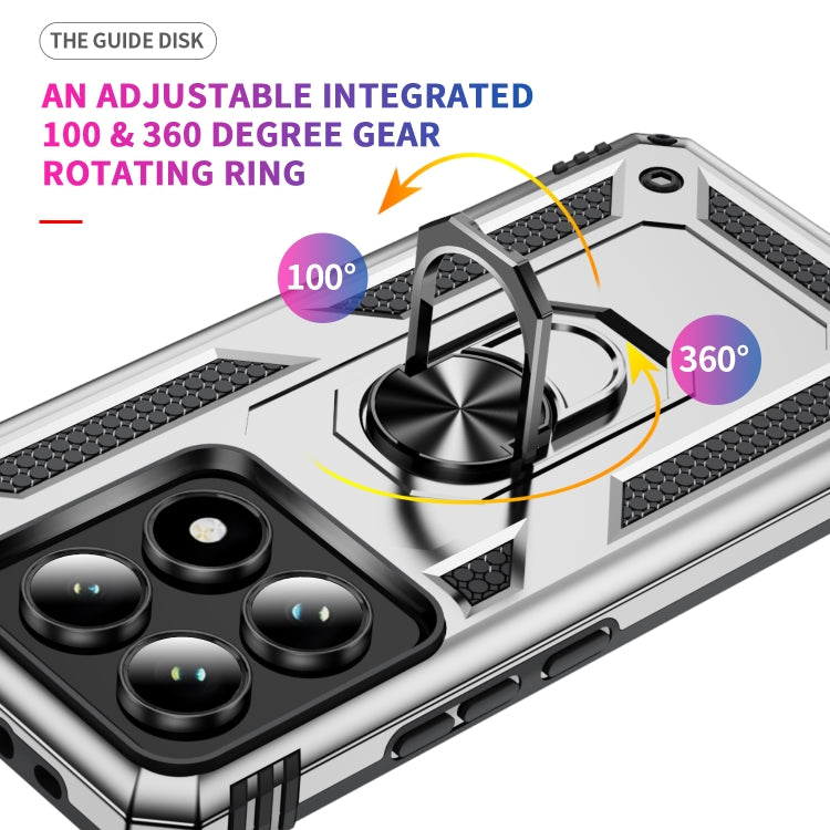 For Xiaomi 14T Pro Shockproof TPU + PC Phone Case with Holder