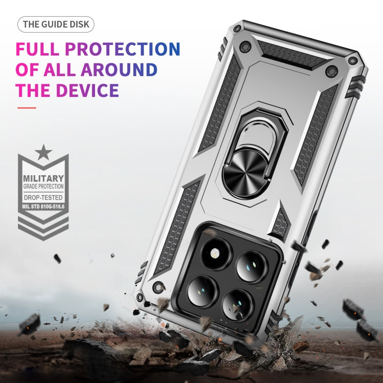 For Xiaomi 14T Pro Shockproof TPU + PC Phone Case with Holder