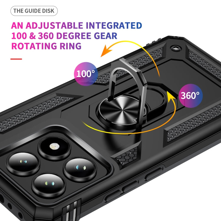 For Xiaomi 14T Shockproof TPU + PC Phone Case with Holder