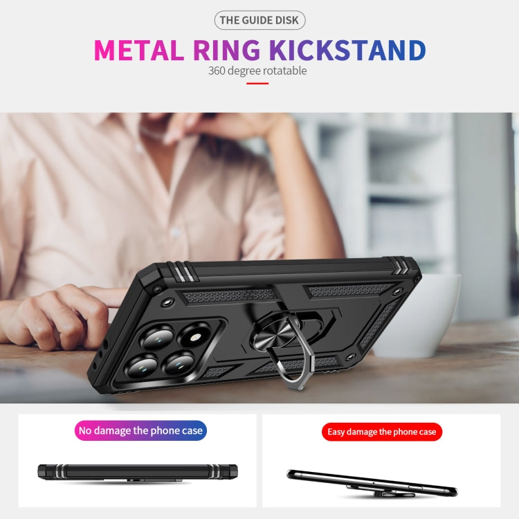 For Xiaomi 14T Shockproof TPU + PC Phone Case with Holder