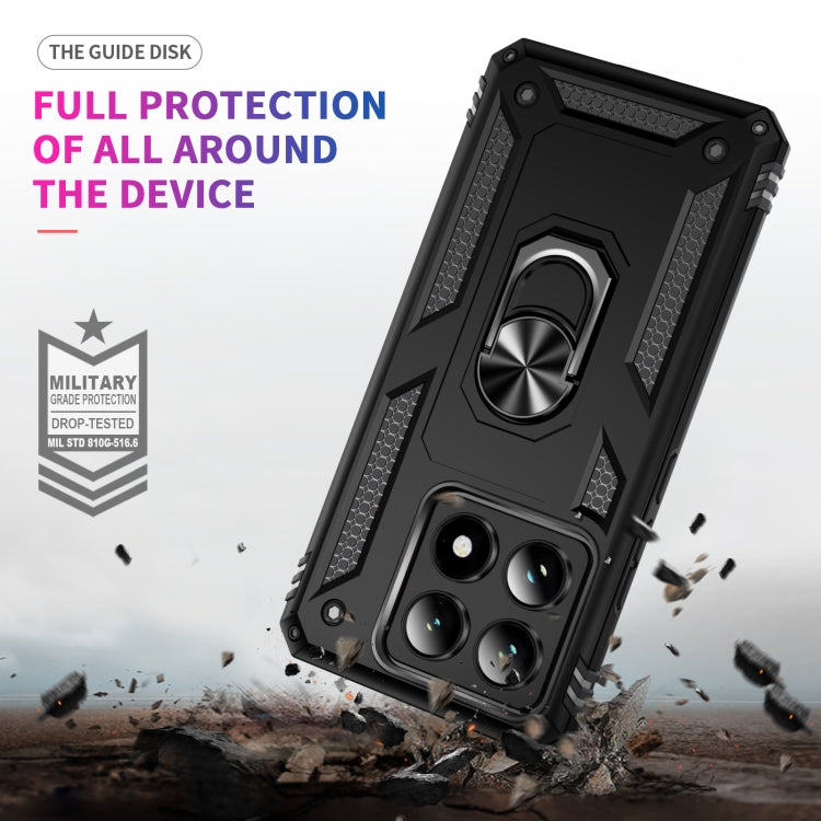 For Xiaomi 14T Shockproof TPU + PC Phone Case with Holder