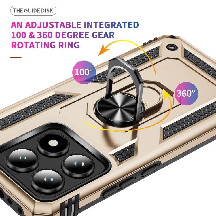 For Xiaomi 14T Shockproof TPU + PC Phone Case with Holder
