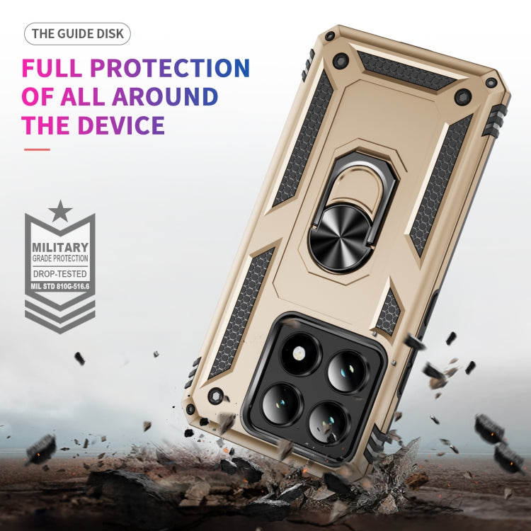 For Xiaomi 14T Shockproof TPU + PC Phone Case with Holder