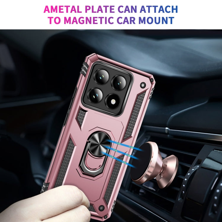 For Xiaomi 14T Shockproof TPU + PC Phone Case with Holder