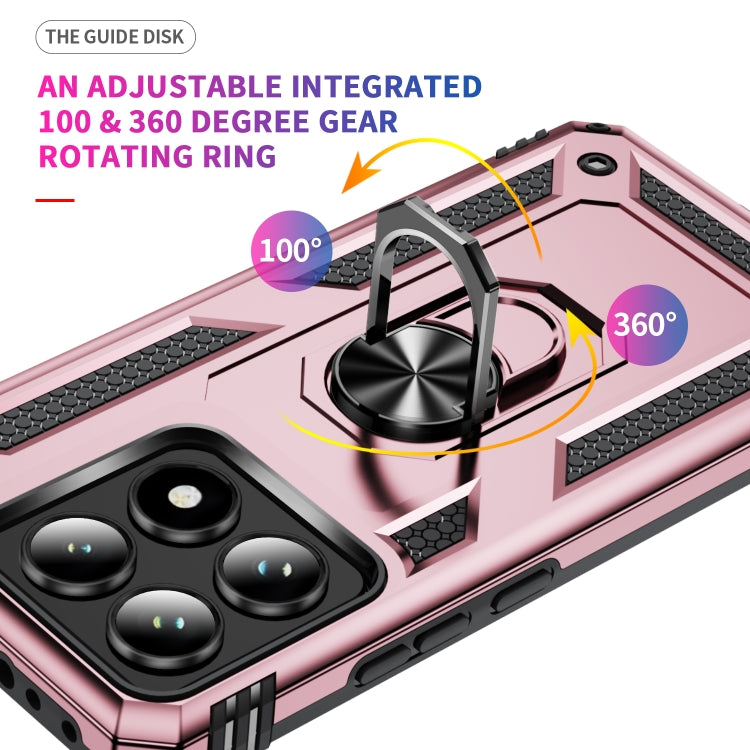 For Xiaomi 14T Shockproof TPU + PC Phone Case with Holder