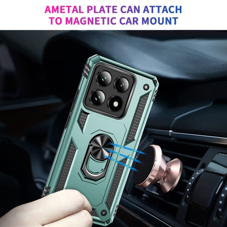 For Xiaomi 14T Shockproof TPU + PC Phone Case with Holder