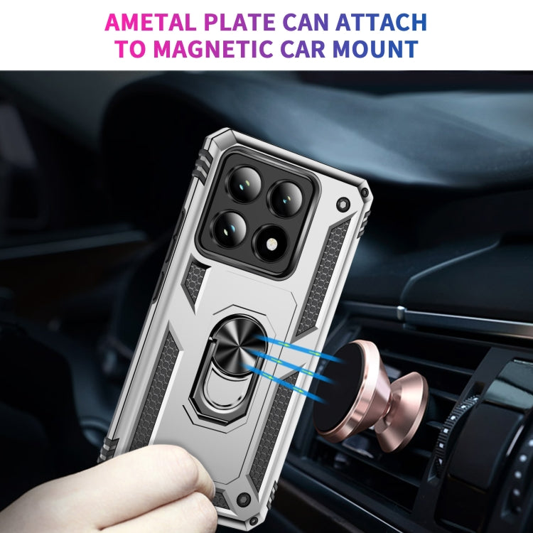 For Xiaomi 14T Shockproof TPU + PC Phone Case with Holder