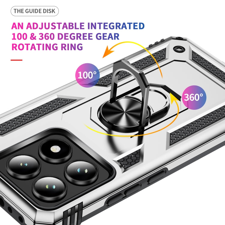 For Xiaomi 14T Shockproof TPU + PC Phone Case with Holder