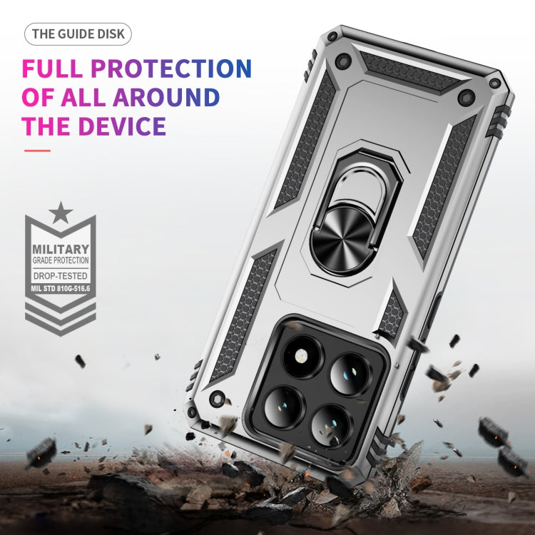 For Xiaomi 14T Shockproof TPU + PC Phone Case with Holder