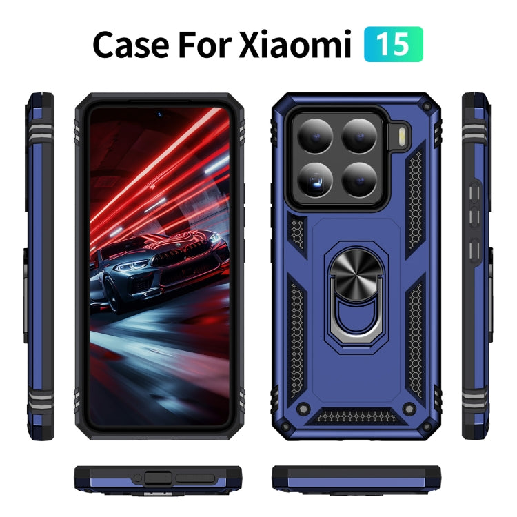 For Xiaomi 15 Shockproof TPU + PC Phone Case with Holder